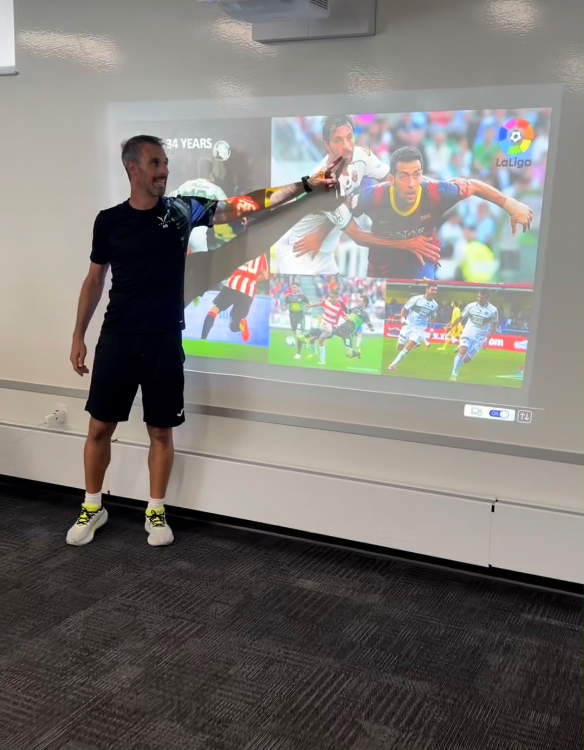 Sergio Presentando